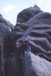 Gary B & Anita H, Flying Buttress, Stanage.jpg (36064 bytes)